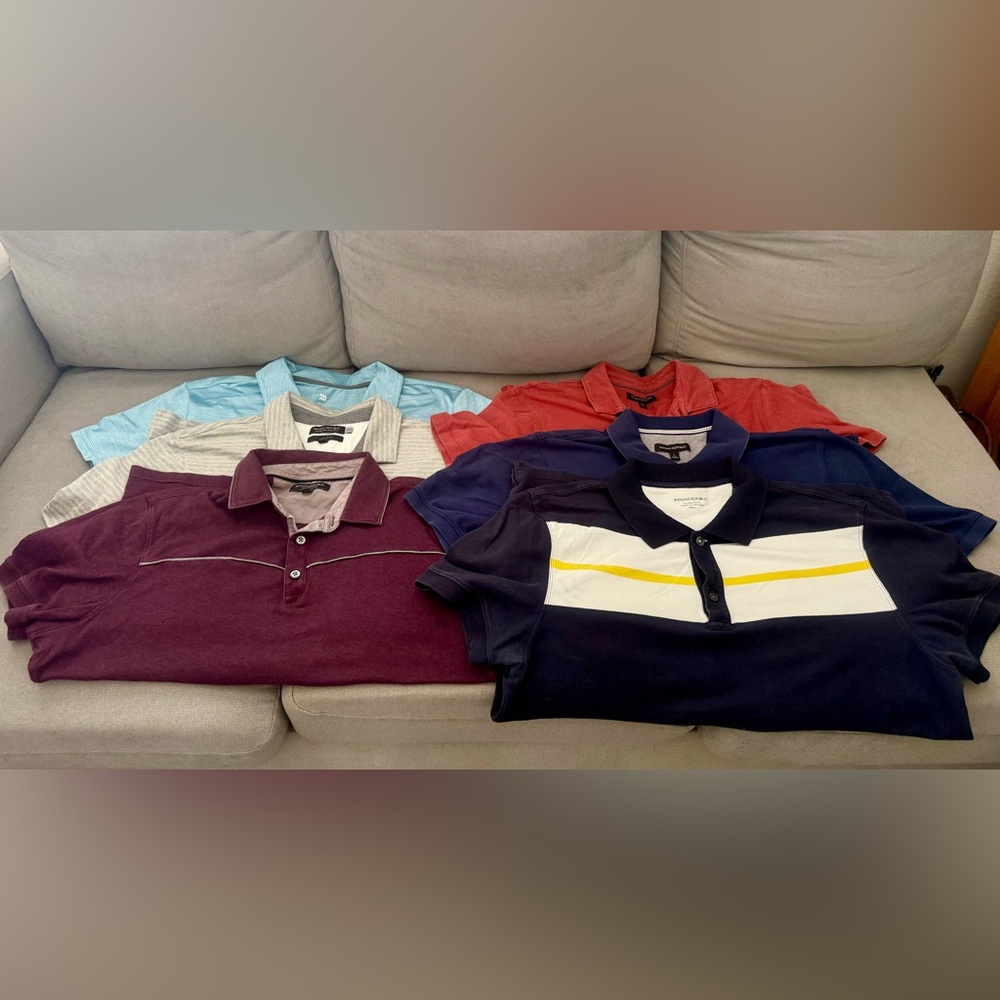 6-Piece Bundle Men’s Polo Shirts